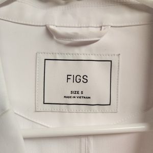 Figs lab coat, small, whit
